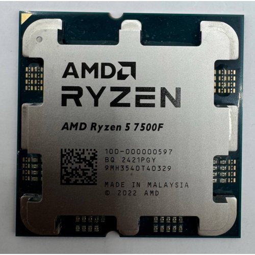Процессор AMD Ryzen 5 7500F 3.7(5.0)GHz 32MB sAM5 Tray (100-000000597) (Восстановлено продавцом, 909664) купить в Украине | Telemart фото