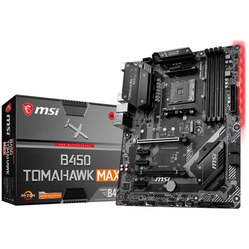 Материнская плата MSI B450 TOMAHAWK MAX (sAM4, AMD B450) (Восстановлено продавцом, 909686) купить в Украине | Telemart фото