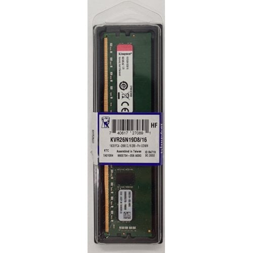 Озу Kingston DDR4 16GB 2666Mhz (KVR26N19D8/16) (Восстановлено продавцом, 909687) купить в Украине | Telemart фото
