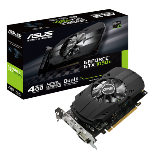 Відеокарта Asus GeForce GTX 1050 Ti Phoenix 4096MB (PH-GTX1050TI-4G) (Відновлено продавцем, 909695) купити в Україні | Telemart фото