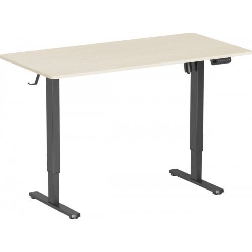 Уцінка стіл з електро регулюванням висоти OfficePro ODE1470 (ODE1470LWB) Light Wood/Black (Пошкоджено пакування, 909701) купити в Україні | Telemart фото