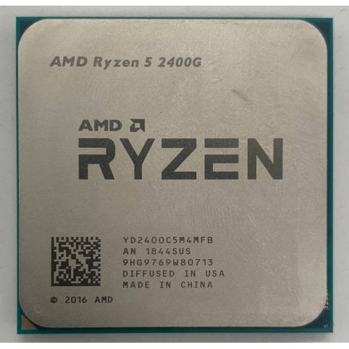 Процессор AMD Ryzen 5 2400G 3.6(3.9)GHz sAM4 Tray (YD2400C5FBMPK) (Восстановлено продавцом, 909814) купить в Украине | Telemart фото