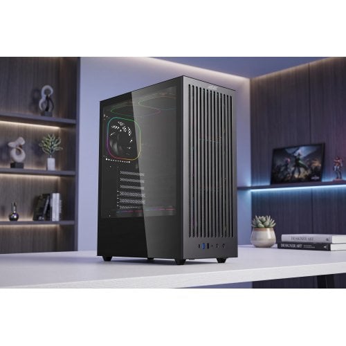 Корпус 2E Gaming Vector V8111 Tempered Glass без БЖ (2E-V8111B) Black купити в Україні | Telemart фото