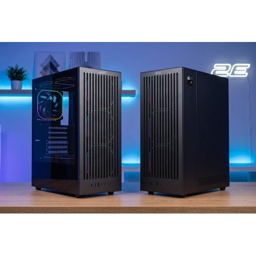 Корпус 2E Gaming Vector V8111 Tempered Glass без БЖ (2E-V8111B) Black купити в Україні | Telemart фото