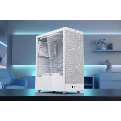 Корпус 2E Gaming Iconic V8210 Tempered Glass без БЖ (2E-V8210W) White купити в Україні | Telemart фото