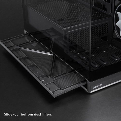 Корпус CHIEFTEC VISTA Max Tempered Glass без БЖ (GX-30B-OP) Black купити в Україні | Telemart фото
