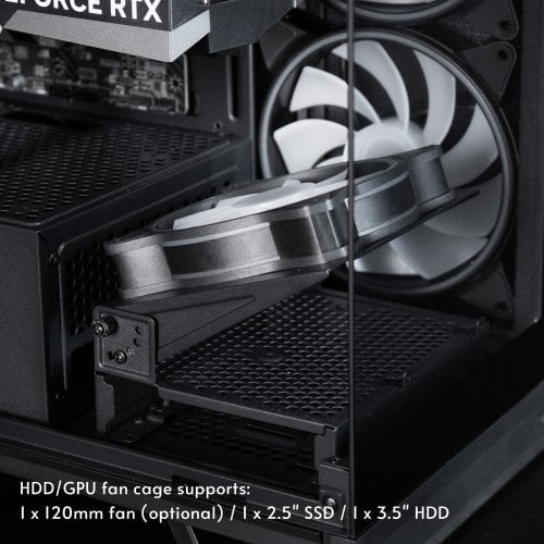 Корпус CHIEFTEC VISTA Max Tempered Glass без БЖ (GX-30B-OP) Black купити в Україні | Telemart фото