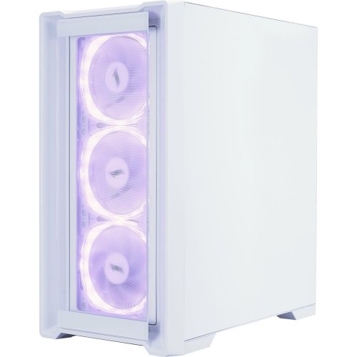 Корпус 1stPlayer T4-G-WH-4FS7-W Tempered Glass без БП White купить в Украине | Telemart фото