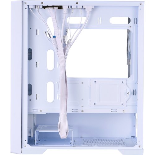 Корпус 1stPlayer T4-WH-4FS7-W Tempered Glass без БЖ White купити в Україні | Telemart фото