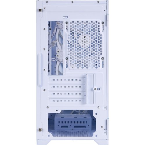 Корпус 1stPlayer T4-WH-4FS7-W Tempered Glass без БЖ White купити в Україні | Telemart фото