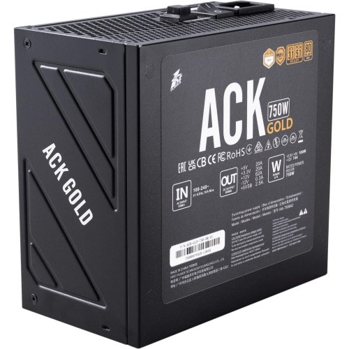 Блок живлення 1stPlayer HA-750BA2 750W (ACK-GLD-750-BK-EU) Black купити в Україні | Telemart фото