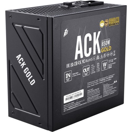 Блок живлення 1stPlayer HA-850BA2 850W (ACK-GLD-850-BK-EU) Black купити в Україні | Telemart фото