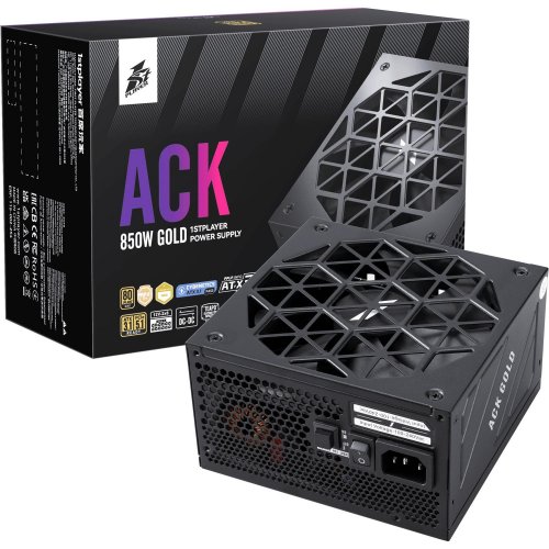 Блок живлення 1stPlayer HA-850BA2 850W (ACK-GLD-850-BK-EU) Black купити в Україні | Telemart фото
