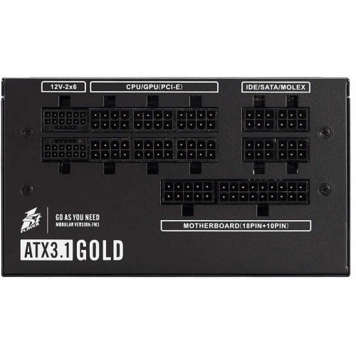 Блок живлення 1stPlayer HA-1200BA4 1200W (NGDP-GLD-1200-BK-EU) Black купити в Україні | Telemart фото