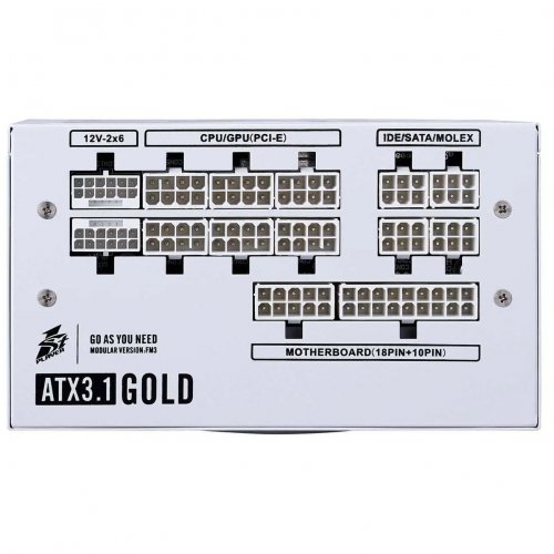 Блок живлення 1stPlayer HA-1200BA4 1200W (NGDP-GLD-1200-WH-EU) White купити в Україні | Telemart фото