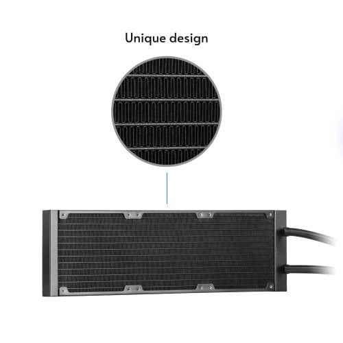 Готова СВО CHIEFTEC Iceberg 360 Dark (CLC-360-BLK) Black купити в Україні | Telemart фото