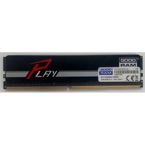 Озп GoodRAM DDR4 8GB 2133Mhz Play Black (GY2133D464L15/8G) (Відновлено продавцем, 909889) купити в Україні | Telemart фото