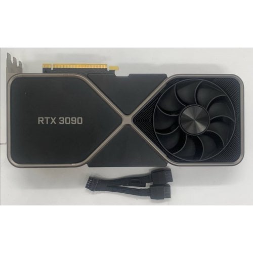 Видеокарта Nvidia GeForce RTX 3090 Founders Edition 24576MB (900-1G136-2510-000) (Восстановлено продавцом, 909890) купить в Украине | Telemart фото