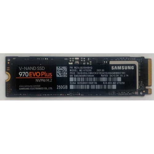Ssd-диск Samsung 970 Evo Plus V-NAND MLC 250GB M.2 (2280 PCI-E) (MZ-V7S250BW) (Восстановлено продавцом, 909898) купить в Украине | Telemart фото
