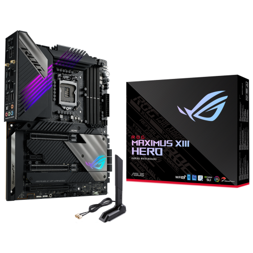 Материнська плата Asus ROG Maximus XIII Hero (s1200, Intel Z590) (Відновлено продавцем, 909917) купити в Україні | Telemart фото