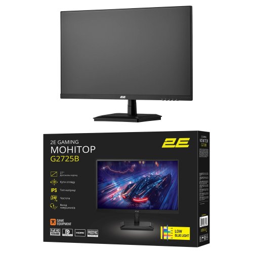 Монитор 2E 27" G2725B (2E-G2725B-01.UA) Black купить в Украине | Telemart фото