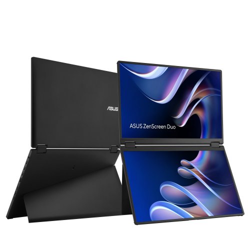 Монітор Asus 14" ZenScreen Duo MB14FCD (90LM0CZ1-B01N71) Black купити в Україні | Telemart фото