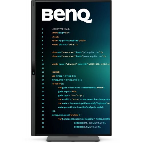 Монітор BenQ 27" RD270Q (9H.LPCLM.MBE) Black купити в Україні | Telemart фото