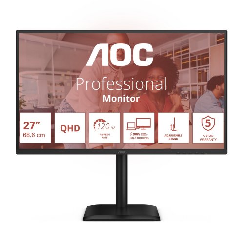 Монітор AOC 27" Q27E4CV Black купити в Україні | Telemart фото