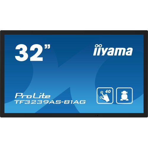 Інформаційна панель Iiyama 31.5" ProLite TF3239AS-B1AG Black купити в Україні | Telemart фото