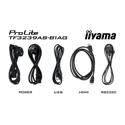 Інформаційна панель Iiyama 31.5" ProLite TF3239AS-B1AG Black купити в Україні | Telemart фото