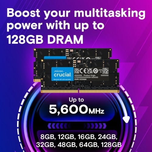 ОЗУ Crucial SODIMM DDR5 16GB 5600MHz (CT16G56C46S5T) OEM купить в Украине | Telemart фото