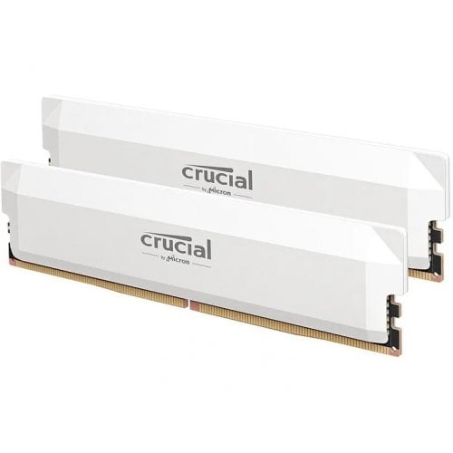 ОЗУ Crucial DDR5 64GB (2x32GB) 6000Mhz Pro Overclocking White (CP2K32G60C40U5W) купить в Украине | Telemart фото