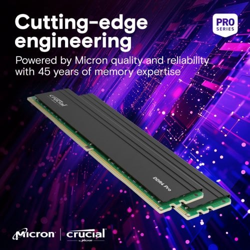 ОЗУ Crucial DDR4 32GB 3200Mhz Pro (CP32G4DFRA32A) купить в Украине | Telemart фото
