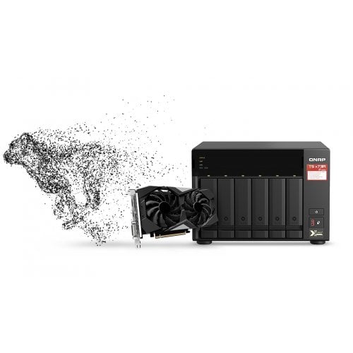 Сетевое хранилище QNAP TS-673A-8G купить в Украине | Telemart фото
