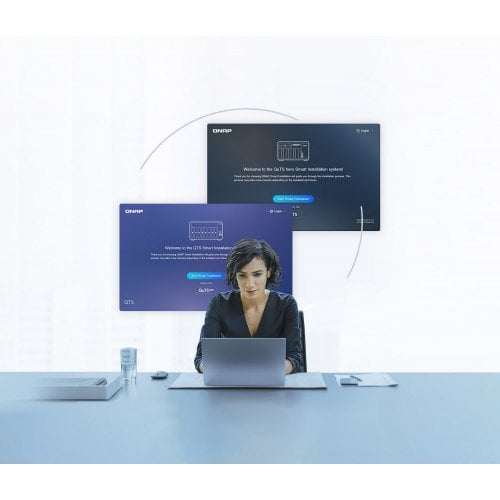 Сетевое хранилище QNAP TS-673A-8G купить в Украине | Telemart фото