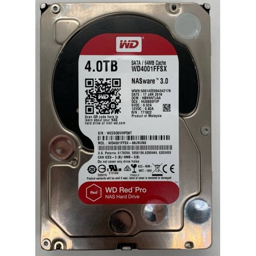 Жесткий диск Western Digital Red Pro 4TB 64MB 3.5" (WD4001FFSX) (Восстановлено продавцом, 910062) купить в Украине | Telemart фото