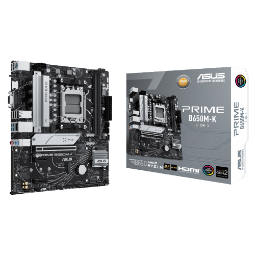 Материнская плата Asus PRIME B650M-K (sAM5, AMD B650) (Восстановлено продавцом, 910130) купить в Украине | Telemart фото