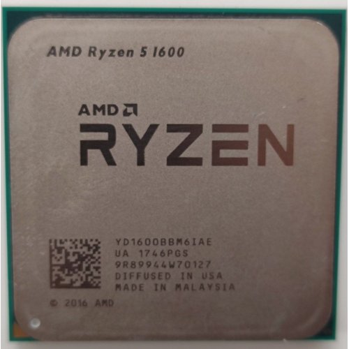 Процессор AMD Ryzen 5 1600 3.2(3.6)GHz sAM4 Tray (YD1600BBM6IAF) (Восстановлено продавцом, 910149) купить в Украине | Telemart фото