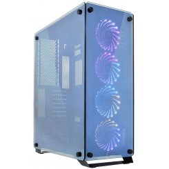 Корпус QUBE Armor RGB Tempered Glass без БП (QBT97_FMNU4+2ARMOR) Black (Восстановлено продавцом, 910152)