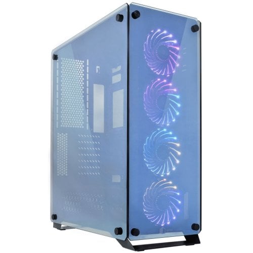 Корпус QUBE Armor RGB Tempered Glass без БП (QBT97_FMNU4+2ARMOR) Black (Восстановлено продавцом, 910152) купить в Украине | Telemart фото