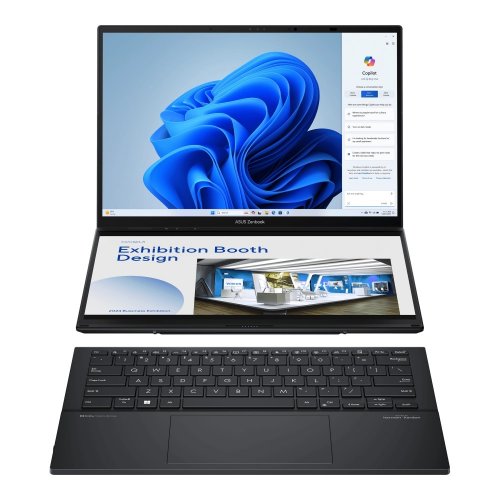 Ноутбук Asus Zenbook DUO UX8406CA-QL366W (90NB14X1-M00N20) Inkwell Gray купить в Украине | Telemart фото