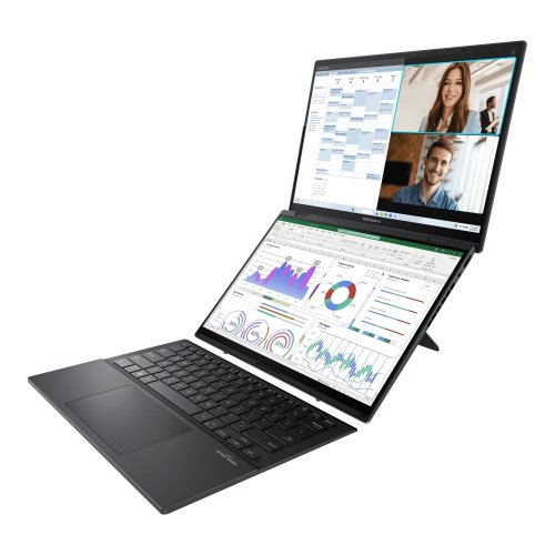 Ноутбук Asus Zenbook DUO UX8406CA-QL366W (90NB14X1-M00N20) Inkwell Gray купить в Украине | Telemart фото
