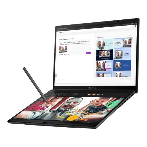 Ноутбук Asus Zenbook DUO UX8406CA-QL366W (90NB14X1-M00N20) Inkwell Gray купить в Украине | Telemart фото