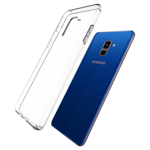 Чехол Spigen для Samsung Galaxy A8+ (2018) Liquid Crystal (591CS22758) Clear купить в Украине | Telemart фото