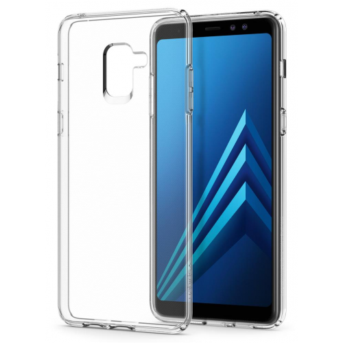 Чехол Spigen для Samsung Galaxy A8+ (2018) Liquid Crystal (591CS22758) Clear купить в Украине | Telemart фото