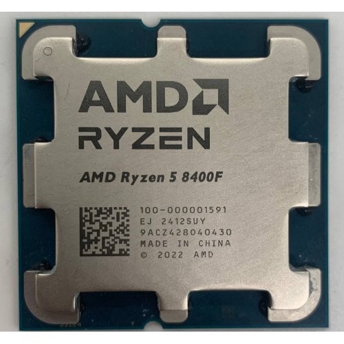 Процессор AMD Ryzen 5 8400F 4.2(4.7)GHz 16MB sAM5 Tray (100-000001591) (Восстановлено продавцом, 910315) купить в Украине | Telemart фото