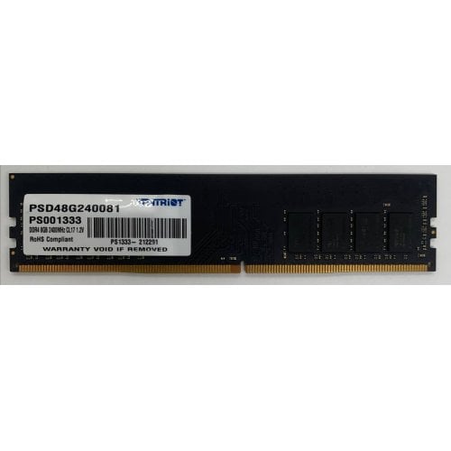 Озу Patriot DDR4 8GB 2400Mhz (PSD48G240081) (Восстановлено продавцом, 910332) купить в Украине | Telemart фото