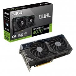 Відеокарта Asus Dual GeForce RTX 4070 Ti SUPER OC 16384MB (DUAL-RTX4070TIS-O16G) (Відновлено продавцем, 910339)