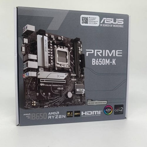 Материнська плата Asus PRIME B650M-K (sAM5, AMD B650) (Відновлено продавцем, 910349) купити в Україні | Telemart фото