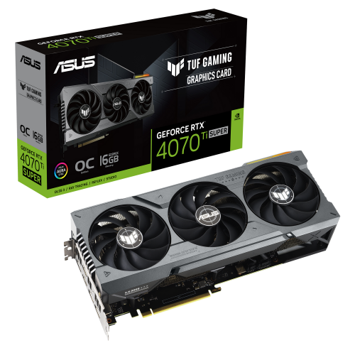 Відеокарта Asus TUF Gaming GeForce RTX 4070 Ti SUPER OC 16384MB (TUF-RTX4070TIS-O16G-GAMING) (Відновлено продавцем, 910350) купити в Україні | Telemart фото